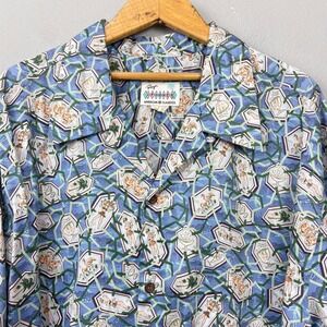 Vintage Reyn Spooner American Classics Hawaiian Shirt Size XXL Tiki Island Beach